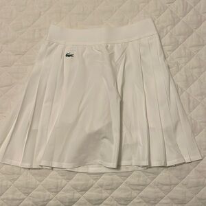 Lacoste white tennis skirt. Size 34. Never been worn.